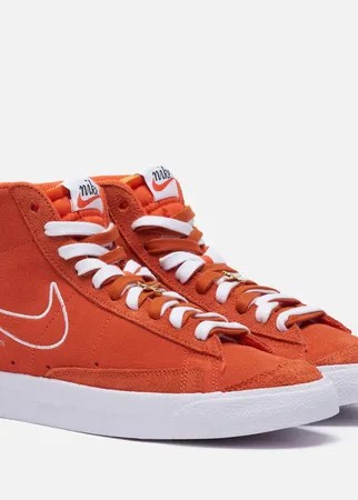 Мужские кроссовки Nike Blazer Mid 77 First Use, цвет оранжевый, размер 42 EU