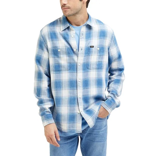 Рубашка с длинным рукавом Lee Worker 2.0, синий