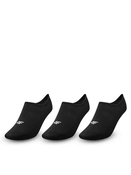 Комплект из 3 женских носков-кроссовок 4F, черный