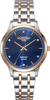 Швейцарские наручные  женские часы Roamer 509.847.49.40.20. Коллекция Seehof