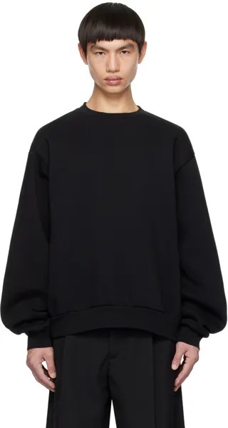 Черный свитшот с круглым вырезом Acne Studios, цвет Black