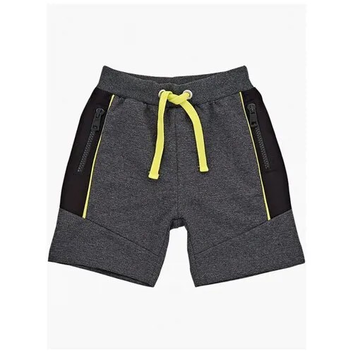 Шорты для мальчиков Mini Maxi, модель 7445, цвет черный/меланж, размер 110