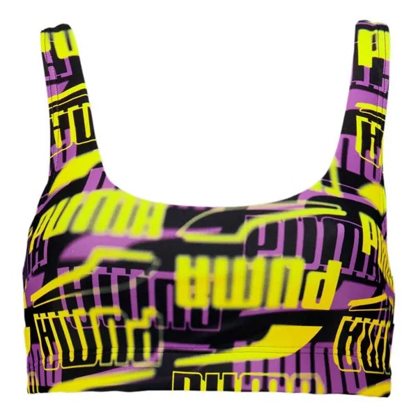 Топ бикини Puma Printed Scoop Neck, Разноцветный