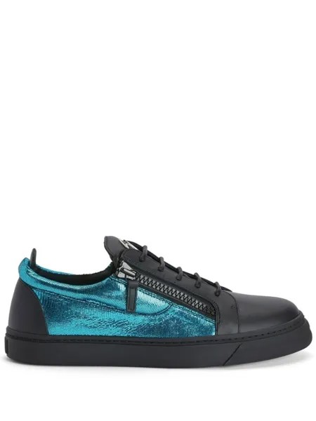 Giuseppe Zanotti кеды Frankie со вставками, синий