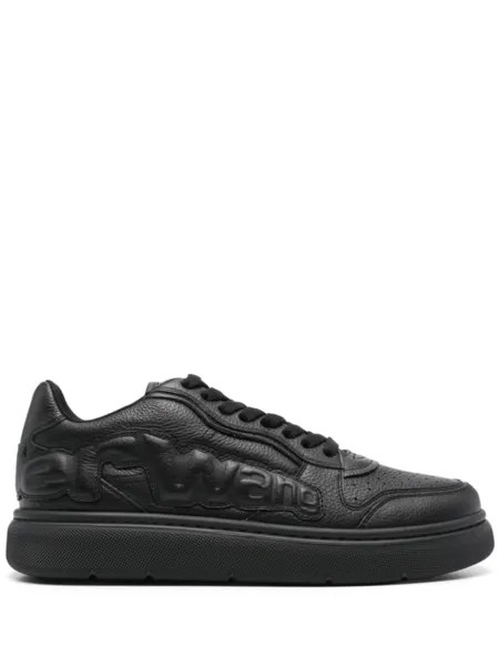 Alexander Wang кроссовки из пуховой кожи, черный