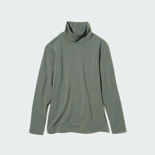 Термобелье верх Uniqlo, размер XXS, зеленый