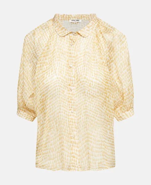 Шелковая блузка Max & Moi, желтый