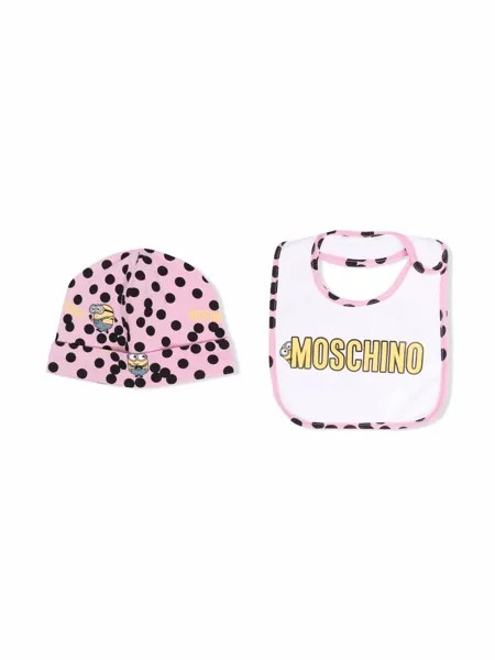 Moschino Kids x Minions spotted hat set