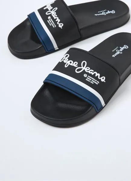 Мужские сланцы Pepe Jeans London (SLIDER PORTOBELLO s_PMS70108), черные