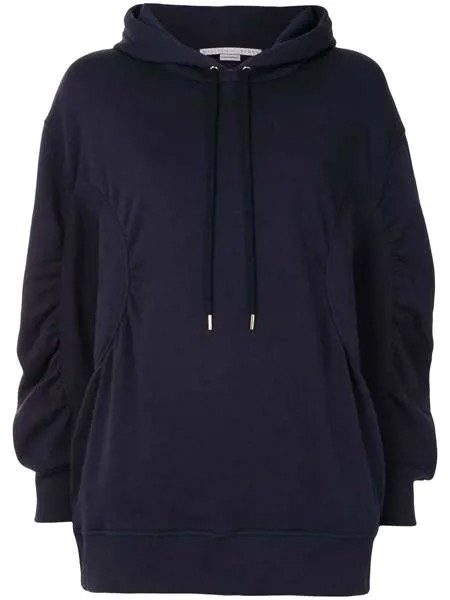 Stella McCartney худи оверсайз со сборками