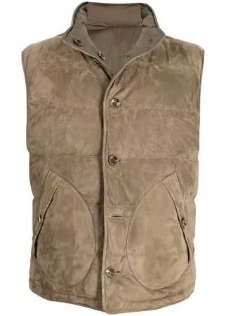 Ralph Lauren Purple Label двусторонний дутый жилет Mardell
