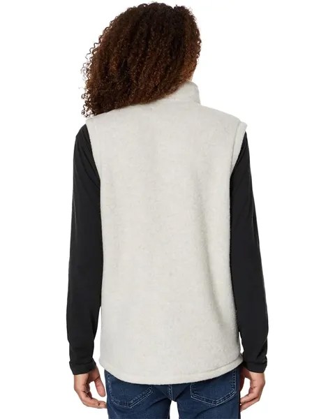 Утепленный жилет Smartwool Hudson Trail Fleece Vest, цвет Light Gray Heather