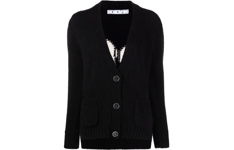OFF-WHITE Женский свитер, цвет Black