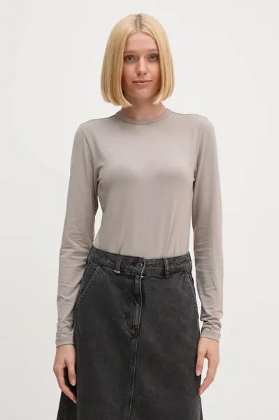 Лонгслив Calvin Klein, бежевый