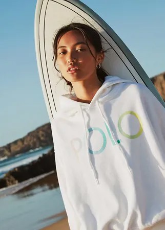 Эксклюзивный худи с логотипом Polo Ralph Lauren x Asos-Белый