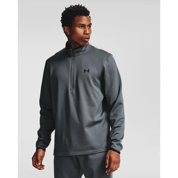 Лонгслив мужской Under Armour Fleece 1/2 ZIP серый L