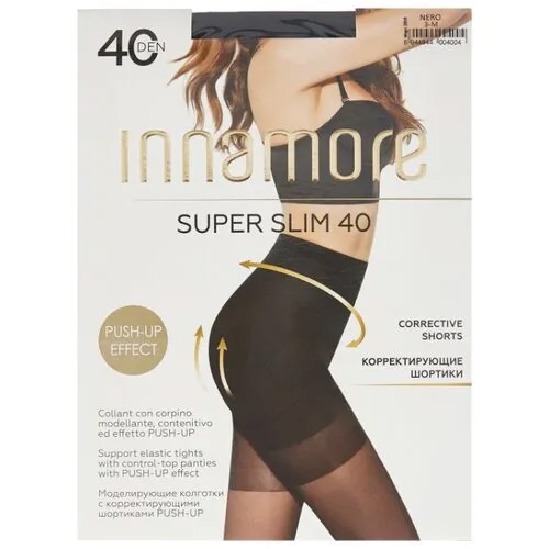 Колготки Innamore Super Slim 40 den, размер 3-M, nero (черный)