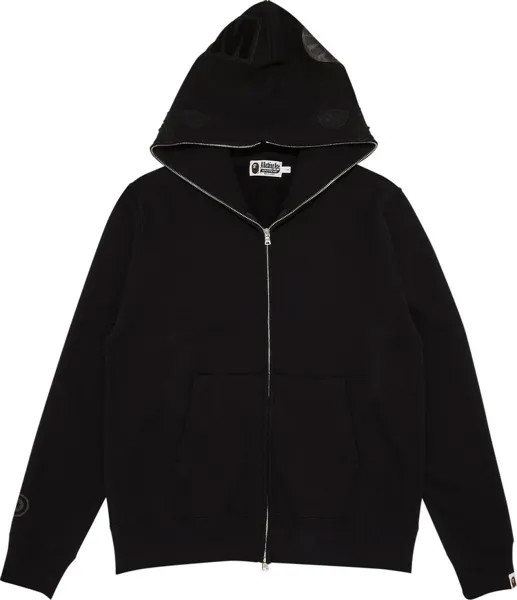 Худи GOAT Exclusive BAPE Shark Full Zip Hoodie In Black, черный