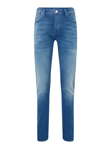 Джинсы узкого кроя JACK & JONES Tim Leon, синий