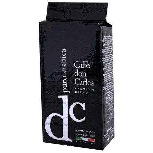 Кофе молотый Carraro Don Carlos Puro Arabica, 250 г