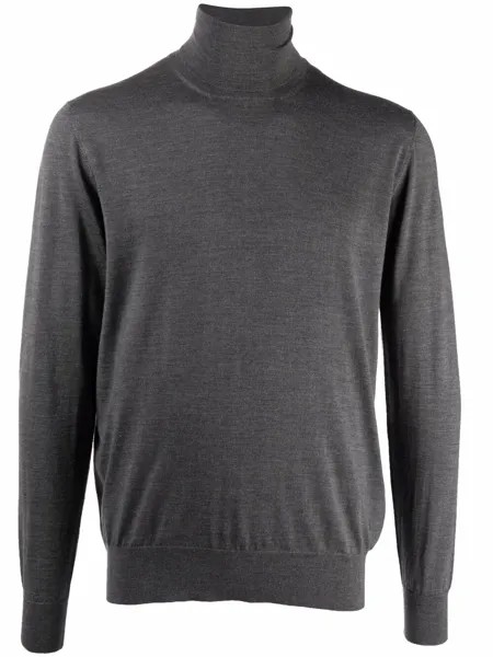 Dondup roll neck merino-silk blend jumper