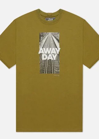 Мужская футболка Peaceful Hooligan Awaydays, цвет оливковый, размер XXL