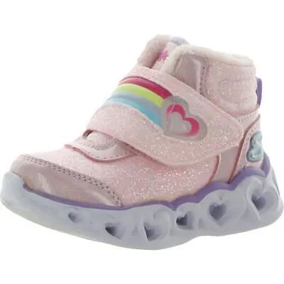 Skechers Girls Brilliant Rainbow Pink Light-Up Shoes 5 Medium (B,M) Toddler 0485