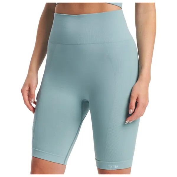 Леггинсы Tenson Women's TXlite Seamless Shorts, цвет Blue Grey