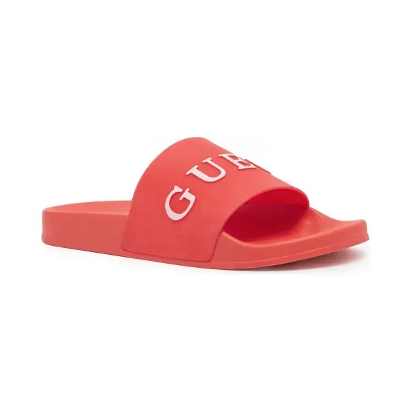Шлепанцы Guess, оранжевый