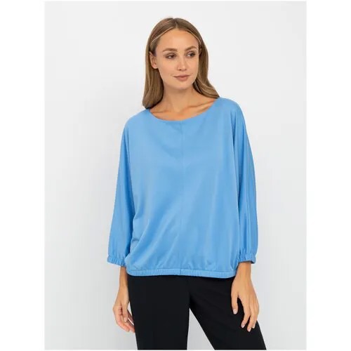 Лонгслив Gerry Weber, однотонный, размер M, голубой