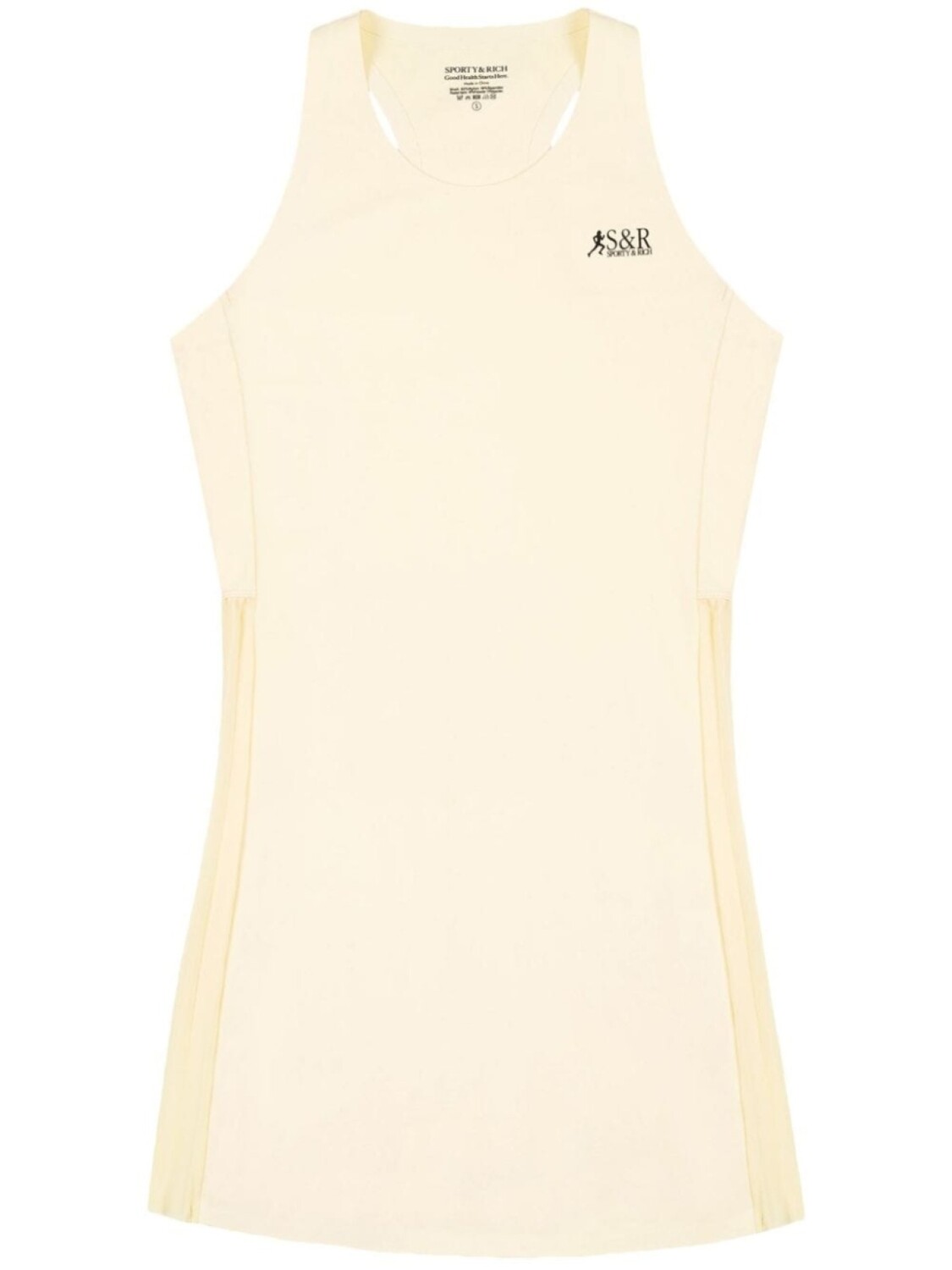 Плиссированное платье мини The Steffi Action Sporty & Rich, бежевый