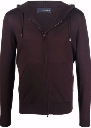 Lardini кардиган на молнии с капюшоном
