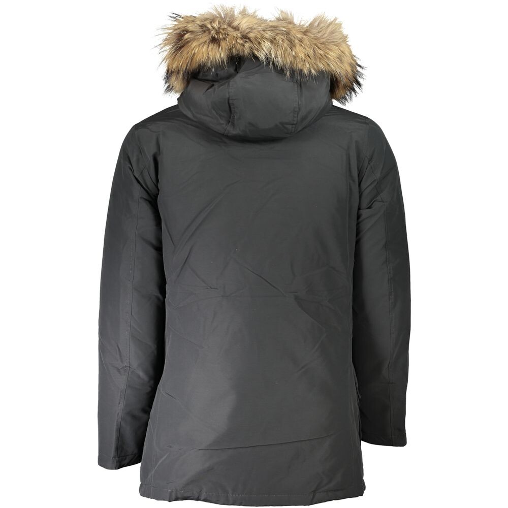 Мужская хлопковая куртка Woolrich, серый