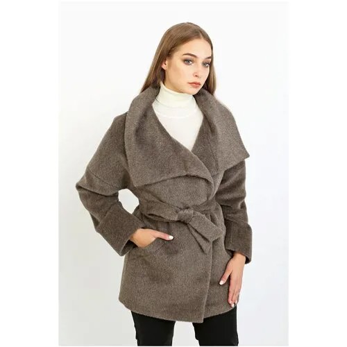 Пальто Lea Vinci, размер 46/170, коричневый