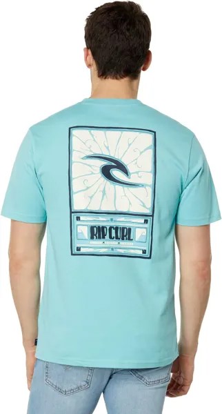 Футболка с короткими рукавами Soul Arch Rip Curl, цвет Light Teal