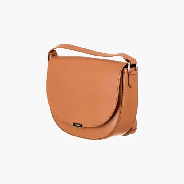 Сумка кросс-боди женская Levi's Women Diana Saddle Bag, коричневый