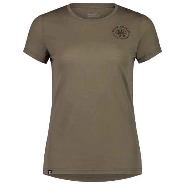 Футболка Mons Royale Women's Icon Tee, цвет Walnut