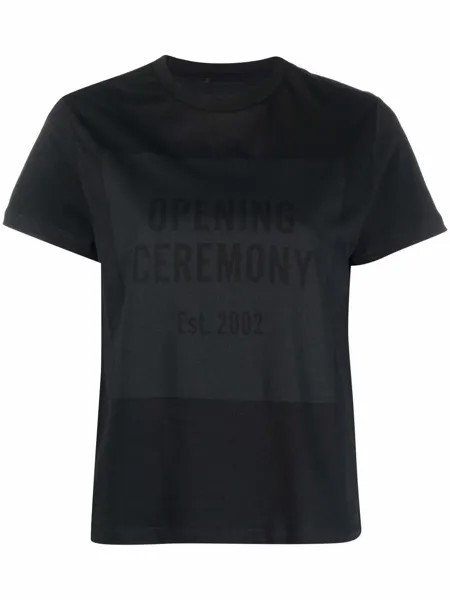 Opening Ceremony box logo print T-shirt