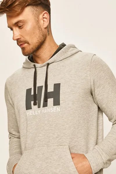 ТОЛСТОВКА С ЛОГОТИПОМ HH Helly Hansen, серый