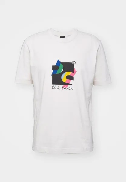 Футболка с принтом Mens Square PS Paul Smith, белая