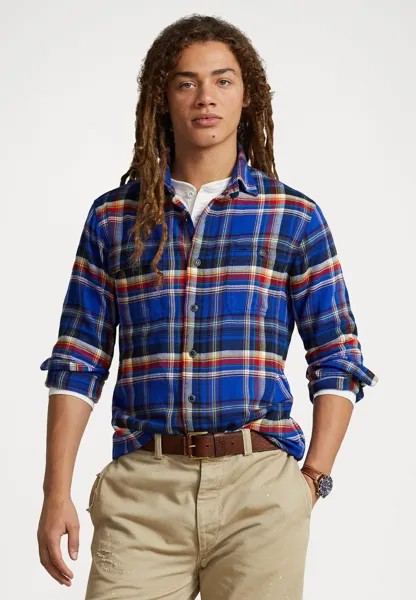 Рубашка LONG SLEEVE SPORT Polo Ralph Lauren, королевский синий/черный