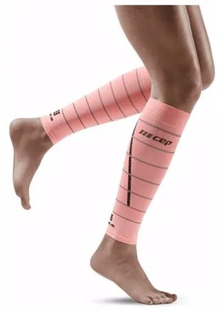 Компрессионные гетры CEP REFLECTIVE для бега CEP Reflective Compression Gaiters C303 Розовый IV C303RW-4