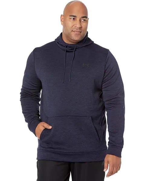 Худи Under Armour Armour Fleece Twist, цвет Midnight Navy/Black