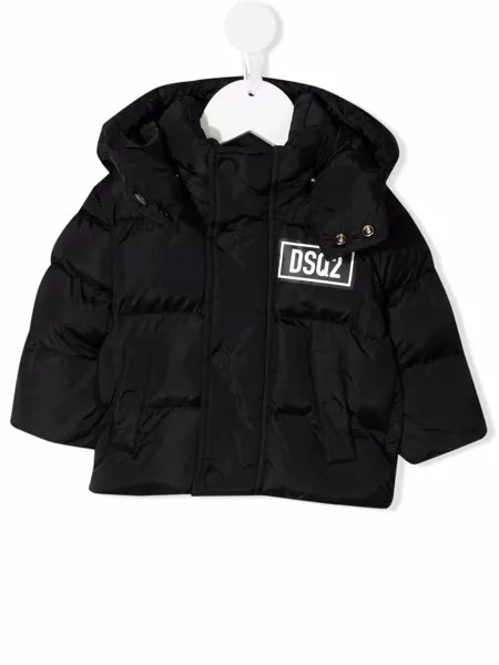 Dsquared2 Kids пуховик с капюшоном