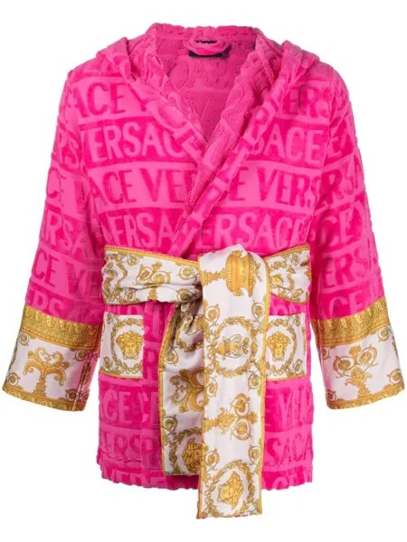 Versace халат I Love Baroque, розовый