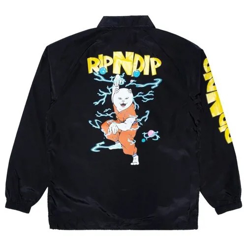 Куртка RIPNDIP Super Sanerm Coach Jacket Black / S