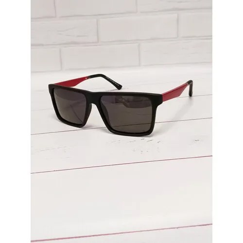Солнцезащитные очки , черный, бордовый