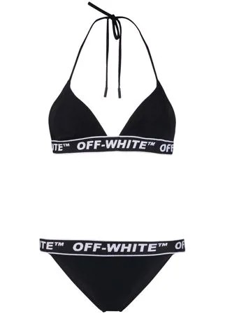 Off-White бикини с логотипом