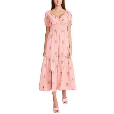 Женский сарафан Betsey Johnson стрейч с вышивкой и разрезными рукавами BHFO 4647