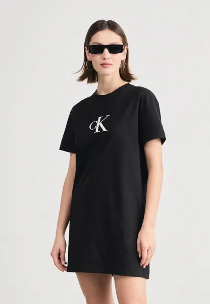 Платье из джерси T-Shirt Dress Calvin Klein Jeans, цвет ck black